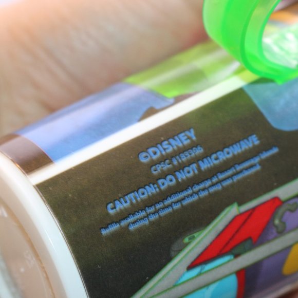 Walt Disney Parks Rapid Fill Travel Mug gREEN Top 7Inch Disney Whirley Rapid Cup - Picture 10 of 10